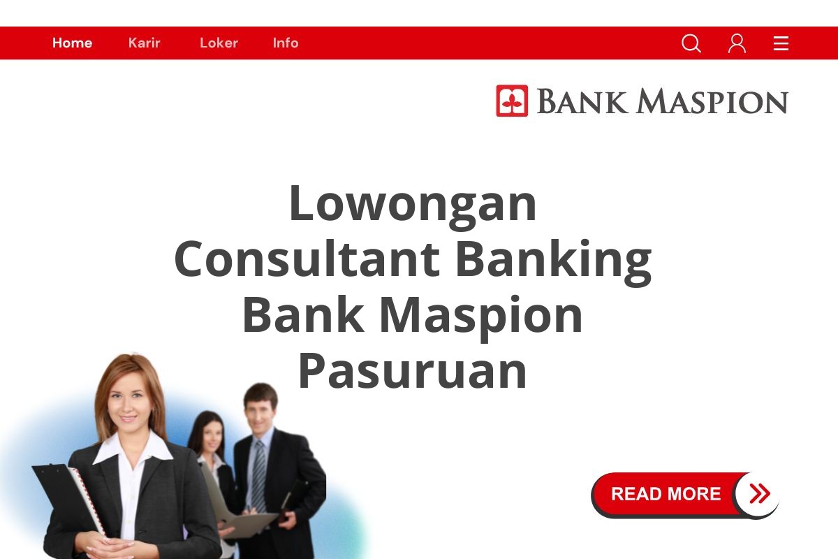 Lowongan Consultant Banking Bank Maspion Pasuruan