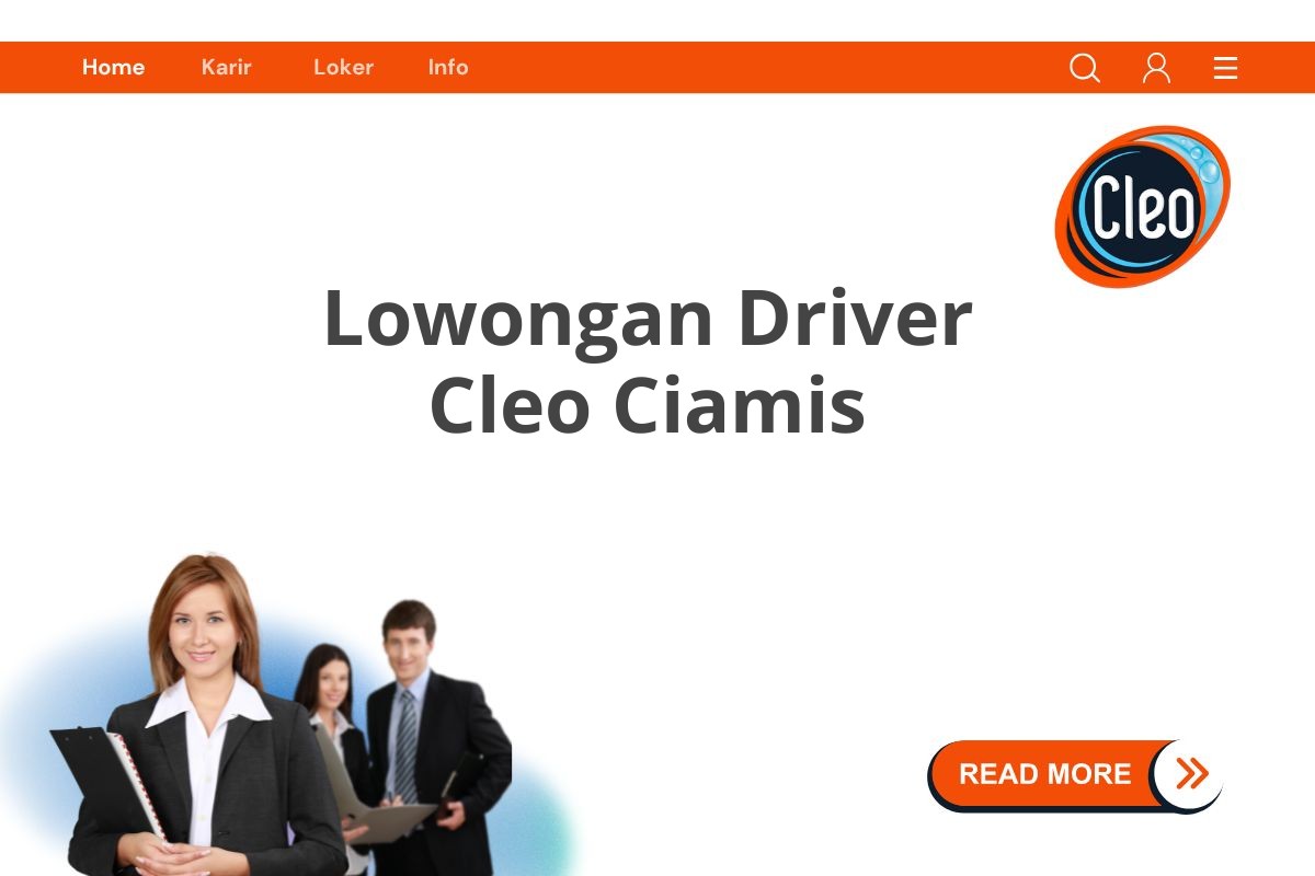 Lowongan Driver Cleo Ciamis