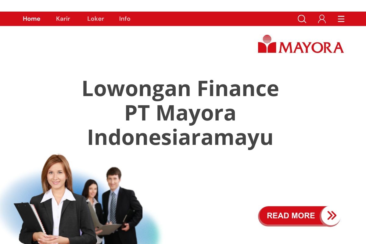 Lowongan Finance PT Mayora Indonesiaramayu