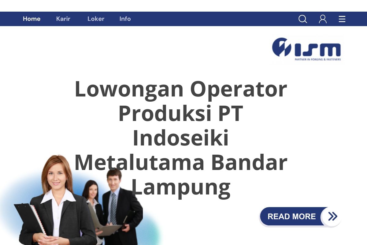 Lowongan Operator Produksi PT Indoseiki Metalutama Bandar Lampung