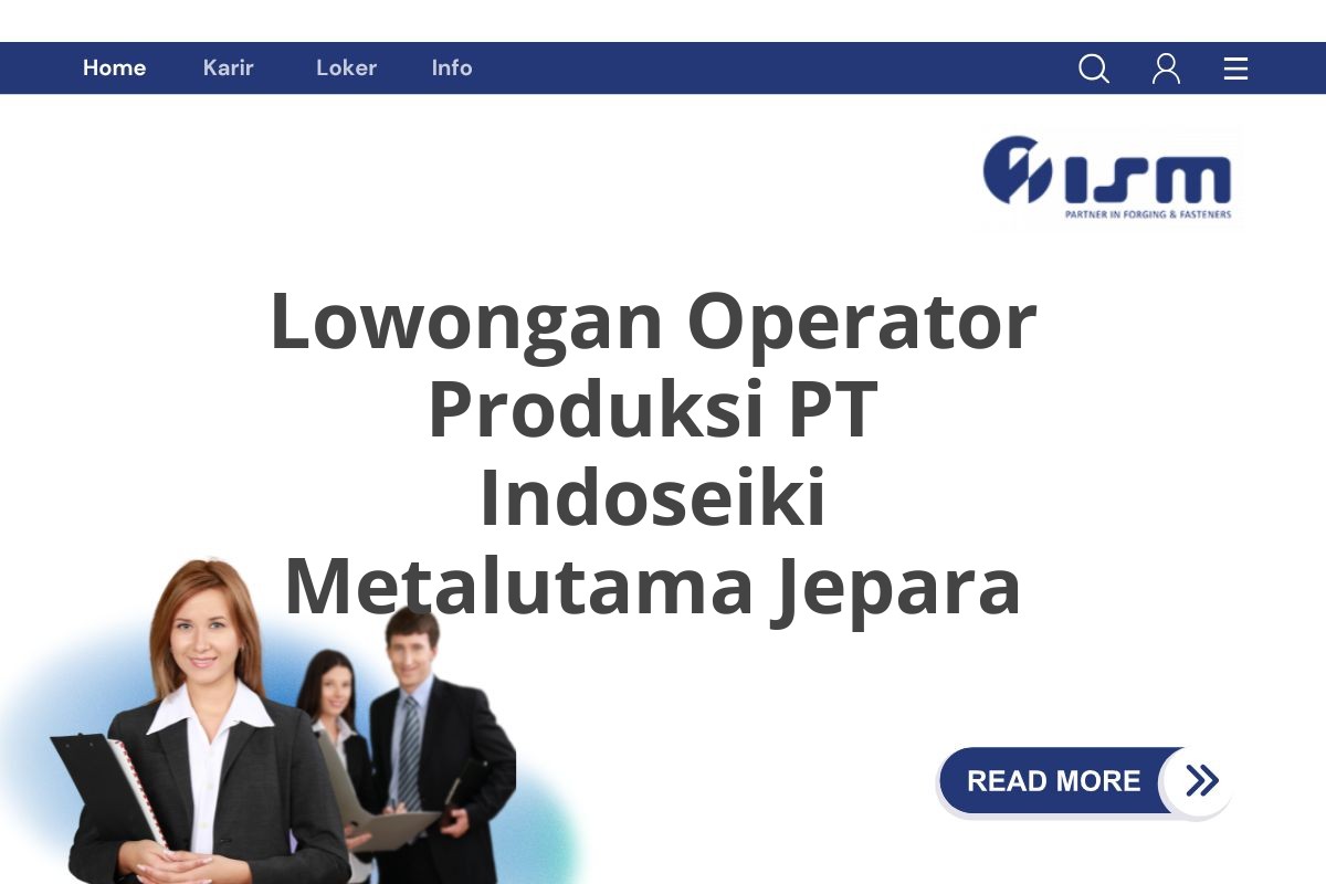 Lowongan Operator Produksi PT Indoseiki Metalutama Jepara