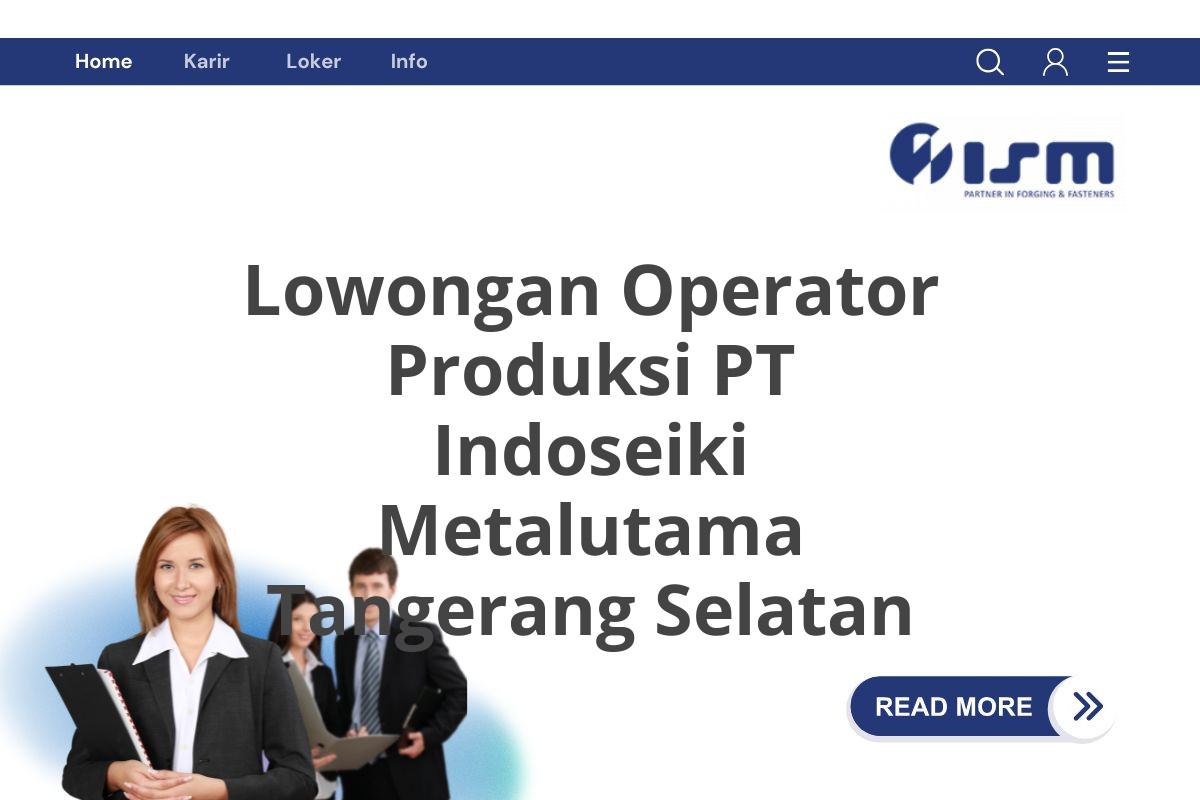 Lowongan Operator Produksi PT Indoseiki Metalutama Tangerang Selatan