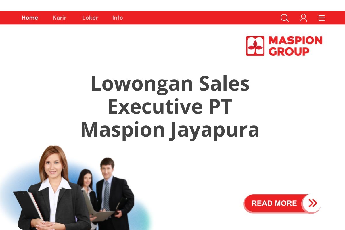 Lowongan Sales Executive PT Maspion Jayapura