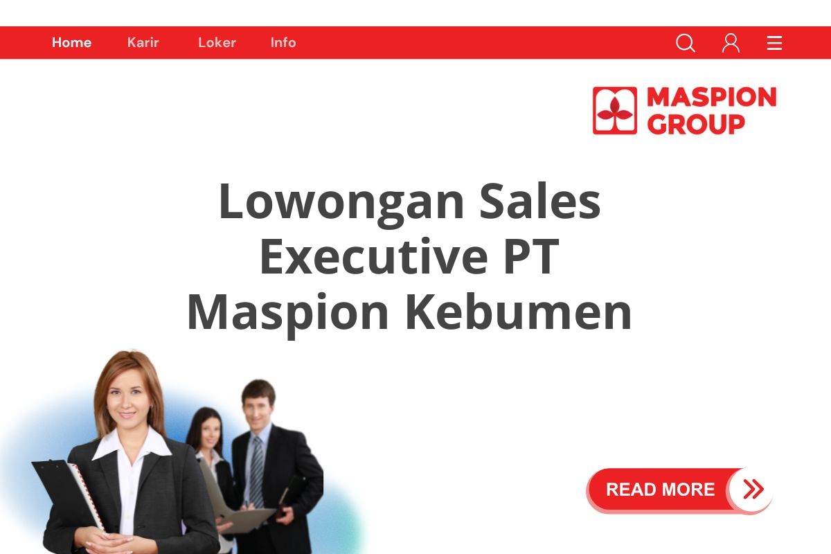 Lowongan Sales Executive PT Maspion Kebumen